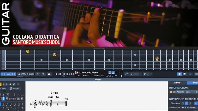 Godzilla - Eminem - Tutorial Piano/Guitar смотреть онлайн