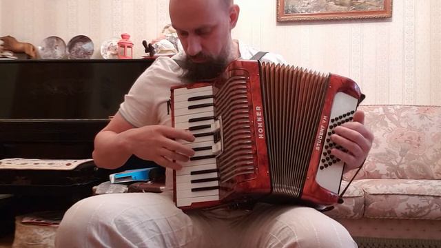 Аккордеон Hohner Student VM. Размер 1/2. Детский. Демонстрация.