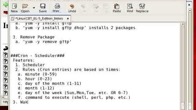 Redhat Enterprise linux 5 Cron-Part1 смотреть онлайн