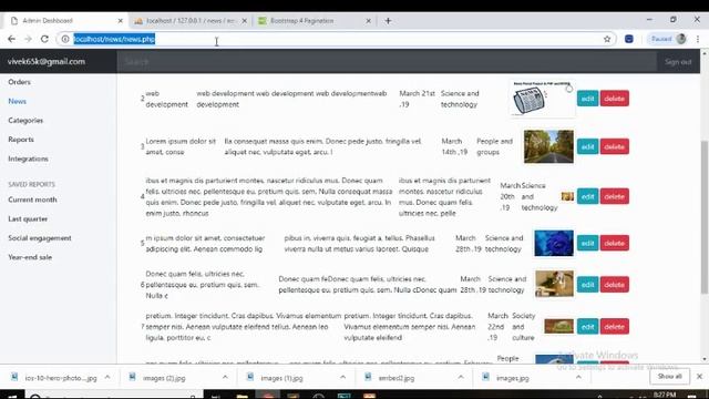 PHP and MYSQL Project On Online News Portal - Create Pagination смотреть онлайн