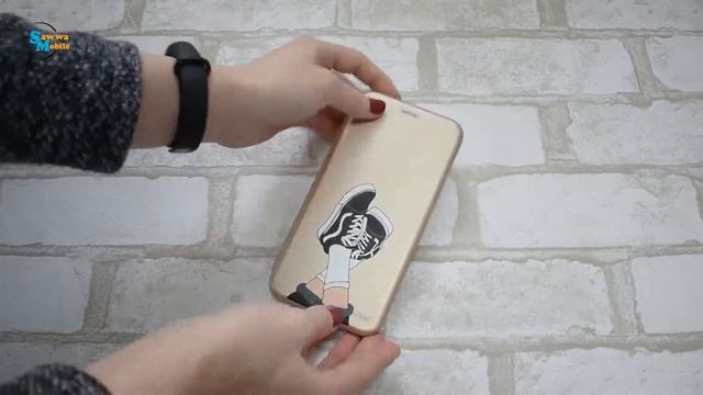 Золотые чехлы-книжки от Sawwa-Mobile смотреть онлайн