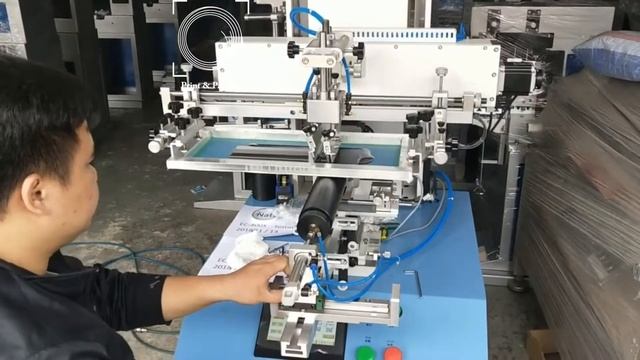 Трафаретный станок по цилиндрическим поверхностям смотреть онлайн