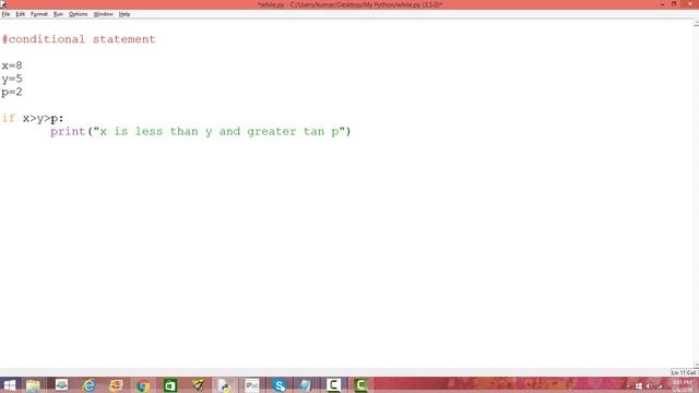 Python | Condition Statement | IF-ELSE смотреть онлайн