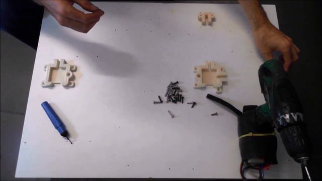 $65 3D Printer made from recycled electronic waste - Build sequence 01 - Base assembly смотреть онлайн