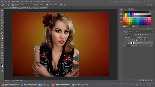 How to Add Color to Grey Background in Photoshop - Change Background Using Color Range Tool Tutoria смотреть онлайн
