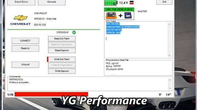 Chevrolet Captiva Edc16c39 Write Bench