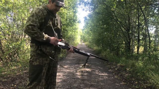 Стрельба из МР155 , после ремонта !!!!!!