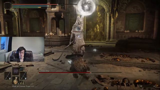 (NG+7) No Summons Godskin Duo Boss Fight - Elden Ring смотреть онлайн
