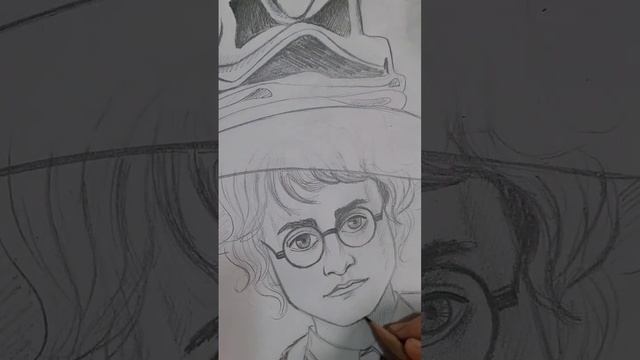 Один из уроков курса "Рисуем любимых книжных героев" ? #гаррипоттер #harrypotter #рисуемпортрет смотреть онлайн