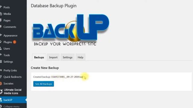 How To Backup Your Wordpress Site For Free | Wordpress Backup Plugin Free Check It Out! смотреть онлайн