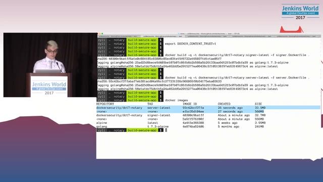 Jenkins World 2017: Securing Jenkins on Docker for Docker with Docker смотреть онлайн