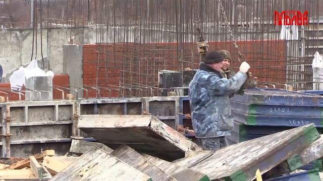 Строительство детского сада в мкр.Брусяновский г.Киреевска смотреть онлайн