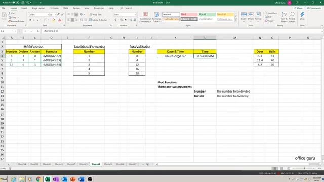 How To Use Mod Function in Excel? (Hindi Training) смотреть онлайн