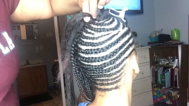 Side Cornrows Tutorial смотреть онлайн