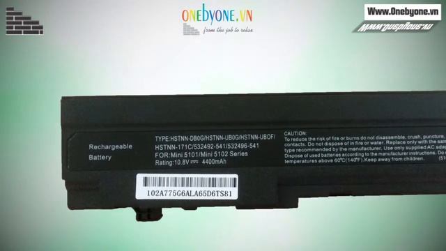 PIN LAPTOP HP MINI 5101 5102 5103 (Www.Onebyone.vn) PIN HP MINI 5101 5102 5103 - BATTERY OEM