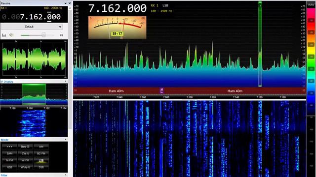 Old ICOM IC-735 with Sound 8-band Equalizer (UR6QW) and dinamic microphone AKG D55S !!! смотреть онлайн