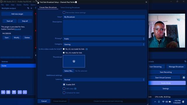 OBS Multiple RTMP Outputs Plugin | Stream to Facebook, YouTube, and Twitch смотреть онлайн