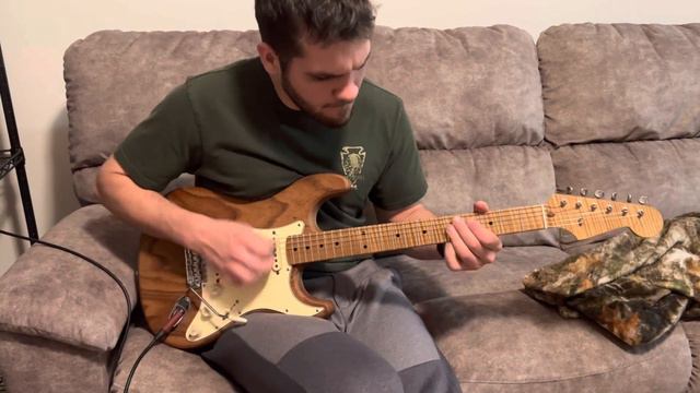 Ben Cloud -Warmoth Stratocaster baked ash, 5A Musikraft Roasted Maple, Bare Knuckles Apache Pickups смотреть онлайн