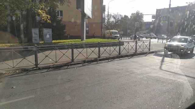 Калининград. Едем от ТЦ "Сельма" до площади Победы (улица Черняховского). 14 октября 2022 смотреть онлайн