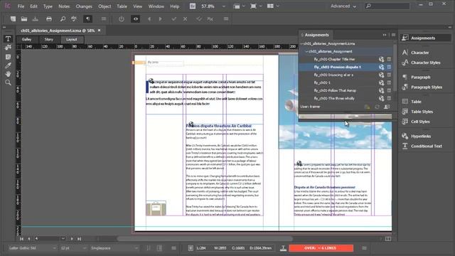 Using Adobe InCopy CC 2018 to edit assignments exported from InDesign смотреть онлайн