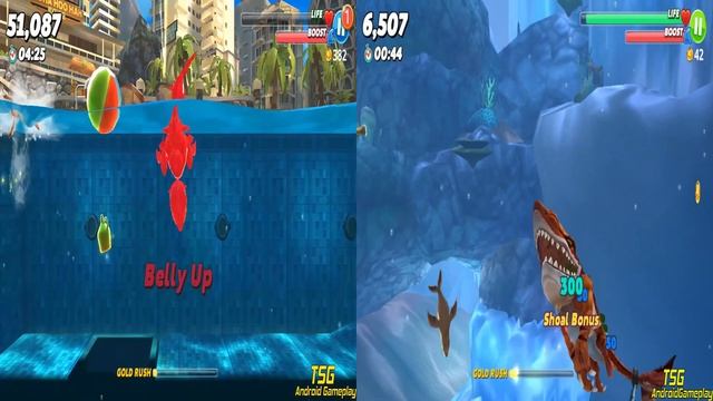 Hungry Shark World - The Frenzy Shark Vs Robo Shark - Android Gameplay [FHD] смотреть онлайн