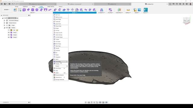 A.20. Из STL в T-Spline и в Solid Body во Fusion 360. Instant Meshes. Quad Remesher. Фьюжн 360.
