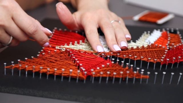 SLY FOX | ПРОЦЕСС СОЗДАНИЯ КАРТИНЫ ART AREA | STRING ART | DIY смотреть онлайн