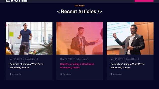 Eventa | Event Conference WordPress Theme | Themeforest Templates смотреть онлайн