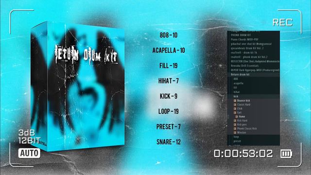 [FREE] Phonk Drum kit 2023 - Return смотреть онлайн