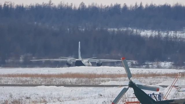 Ан-26Б-100. RA-26692. ИрАэро. Взлет аэропорт Магадан. 17.12.2020. UHMM ВПП10 смотреть онлайн