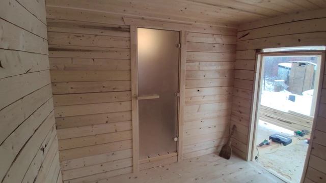 Баня 3*6 из бруса. Уфа. смотреть онлайн