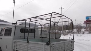 Натяжка тента на УАЗ фермер