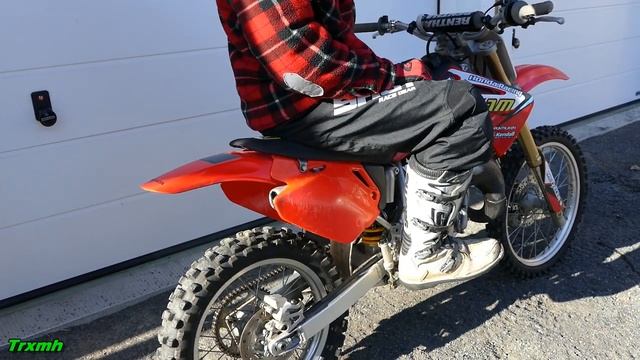 Honda CR85 2007 Cold Start And Ride