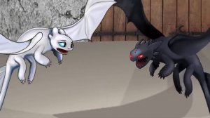 ?БЕЗЗУБИК VS ДНЕВНАЯ ФУРИЯ? Поссорились! БАТЛ ДРАКОНОВ?