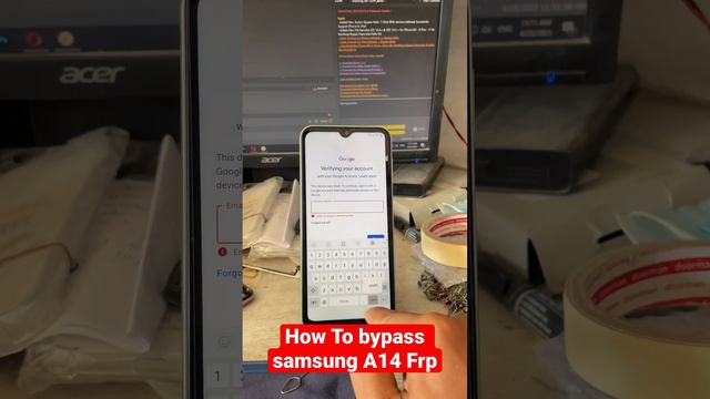 Samsung A14 Frp Bypass Android 13 #hardreset #shortsamsung #frp #googleaccountremove