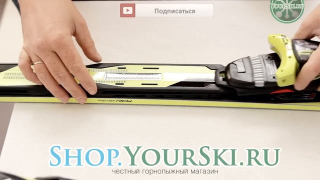 Установка креплений на горные лыжи Fischer RC4 SC Pro Racetrack смотреть онлайн