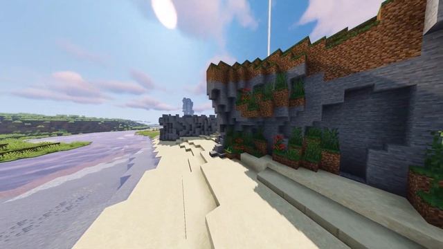 MineShield #3 - Ландшафт нового проекта - Выживание в Майнкрафт без модов