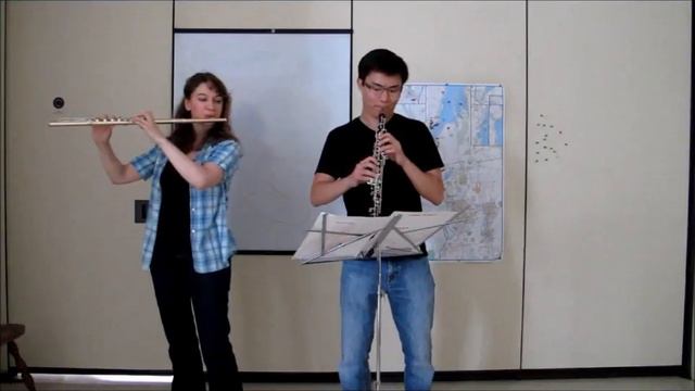 Day 360: "Syrinx" with Samuel Nemec, oboe - Claude Debussy - Mimi Stillman, flute смотреть онлайн