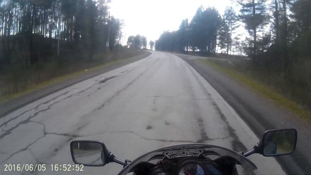 GPZ500S Kawasaki - максимальная скорость