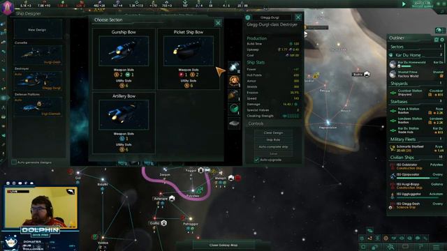 Stellaris - First Contact Community Created Galaxy Episode 1: New Beginnings! смотреть онлайн