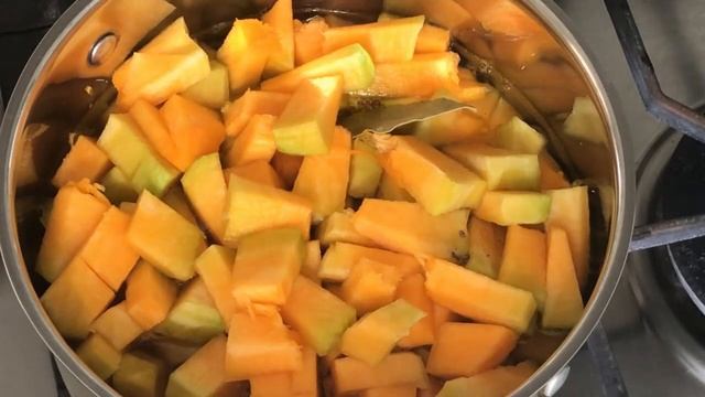 Тыквенный суп-пюре, быстрый и простой суп. Диетический осенний супчик! Постный рецепт смотреть онлайн