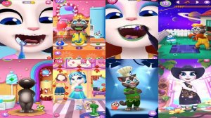 My Talking Angela2 vs My Talking Tom2 Episode3766 8 Amazing Gameplay Tom 2 vs Angela 2 Two Pets 202