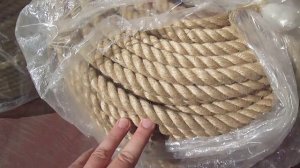 Джутовый канат д 12 мм и д 16 мм для отделки швов сруба деревянного дома