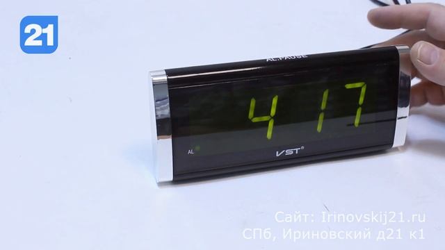 VST-730 - обзор электронных часов смотреть онлайн