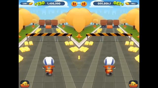 Talking Tom Gold Run in China MIRROR MODE ✔ Kung Fu Hank GamePlay HD смотреть онлайн