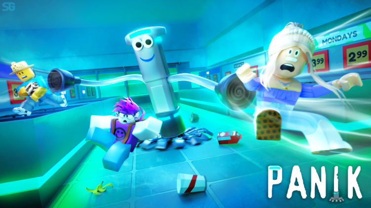 Играю в Roblox Panik!