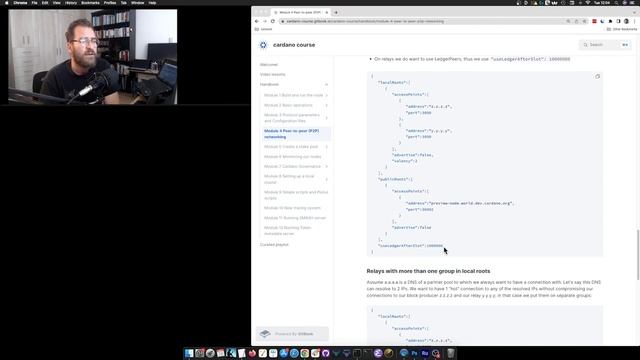 Node Course | Peer to peer networking. The topology and the configuration files. смотреть онлайн