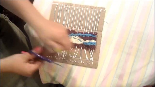 Как закрепить нить основы в гобелене. Гобелен на картоне смотреть онлайн