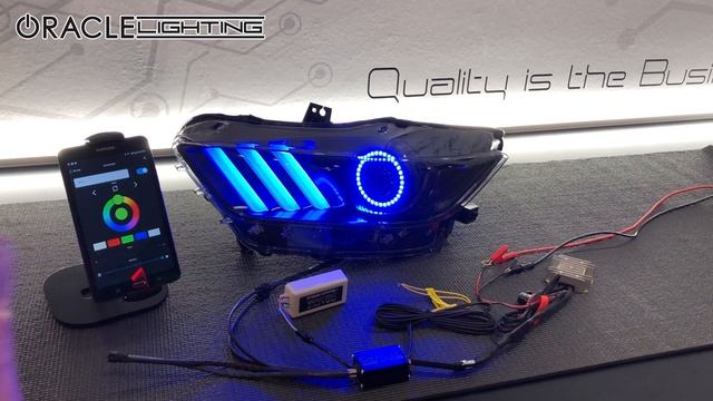 ORACLE Dynamic ColorSHIFT Kit for Ford Mustang S550 DRL + Halo Kit + Sequential Turn Signal смотреть онлайн