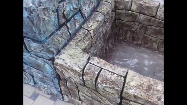 ЦВЕТНИКИ из цемента.декоративный камень и пень... мастер Ниетбай. смотреть онлайн